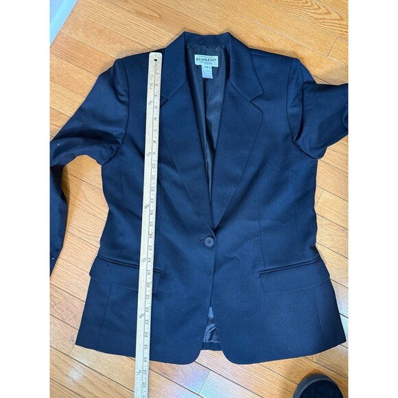 Vintage Pendleton Wool Skirt Suit Set - Black Wool Suit 10 - Picture 12 of 12